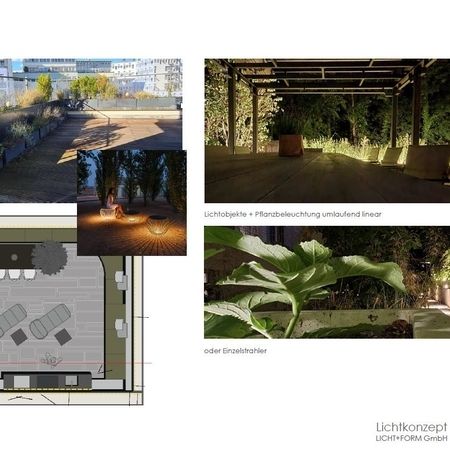 Lichtkonzept Gartenbeleuchtung Lichtbilder