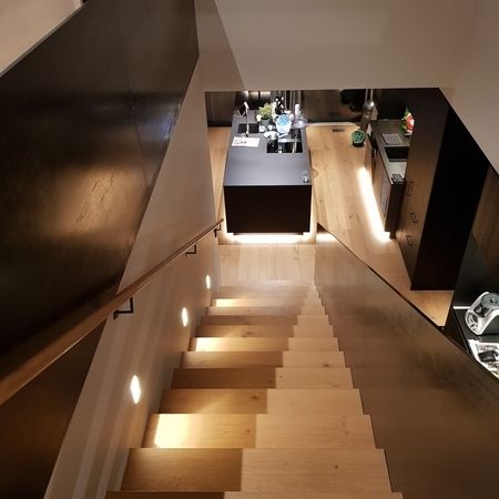 Wandeinbauleuchten Treppe