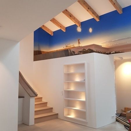 Regalbeleuchtung, Wandbeleuchtung